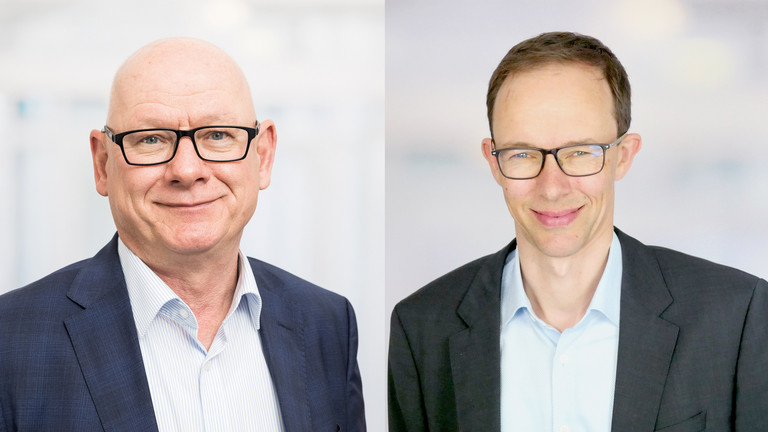 Portaitbilder von Herbert Blum und Thorsten Gerenkamp nebeneinander - Immanuel Miteinander Leben Portaitbilder von Herbert Blum und Thorsten Gerenkamp nebeneinander - Immanuel Miteinander Leben